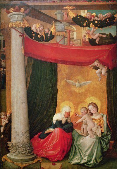 Die Jungfrau und das Kind mit der heiligen Anna von Hans Baldung Grien